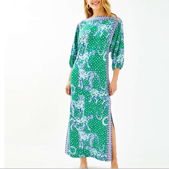 Lilly Pulitzer Dresses & Skirts - NWT Lilly Pulitzer Silva Maxi Dress prowl sz 14